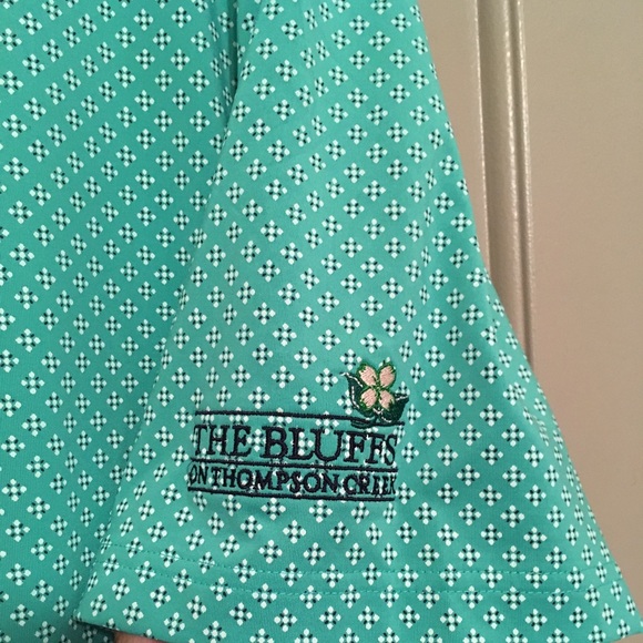 Footjoy Mens Golf Polo Shirt Sz L Green - Picture 3 of 6